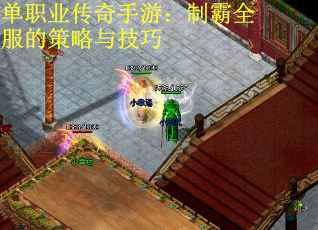单职业传奇手游：制霸全服的策略与技巧