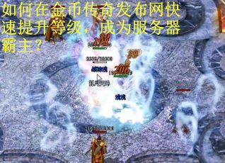 如何在金币传奇发布网快速提升等级，成为服务器霸主？