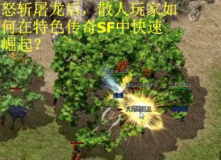 怒斩屠龙后，散人玩家如何在特色传奇SF中快速崛起？