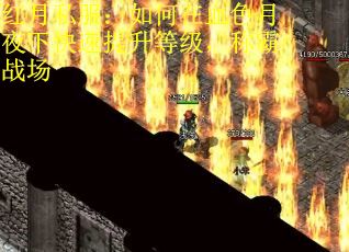 红月私服：如何在血色月夜下快速提升等级，称霸战场