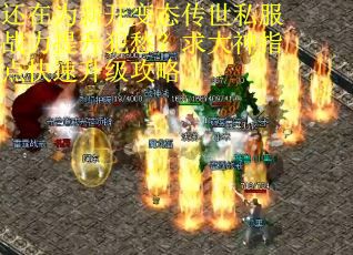还在为新开变态传世私服战力提升犯愁？求大神指点快速升级攻略