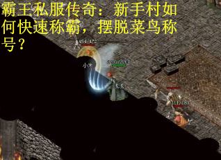 霸王私服传奇：新手村如何快速称霸，摆脱菜鸟称号？